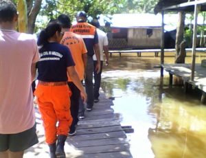 Imagem da notícia - Técnicos da Defesa Civil Estadual e Nacional visitam cidades em Emergência no Alto Solimões