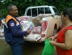 Imagem da notícia - Distribuição de ajuda humanitária em comunidades distantes de Presidente Figueiredo é reforçada pela Defesa Civil AM