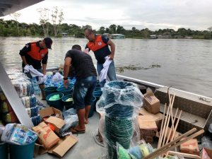 Imagem da notícia - Anamã recebe reforço na ajuda humanitária por conta da enchente