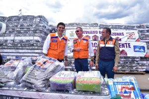 Imagem da notícia - Governo do Amazonas e Ministério da Integração Nacional entregam mais de 360 mil kits de ajuda humanitária para a calha do Juruá