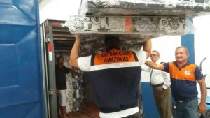 Imagem da notícia - Defesa Civil AM envia primeira remessa de ajuda humanitária aos afetados pela enchente em Canutama
