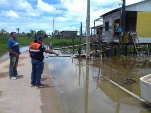 Imagem da notícia - Defesa Civil do Amazonas emite alerta para o Alto Solimões e coloca o Baixo Amazonas em Situação de Atenção