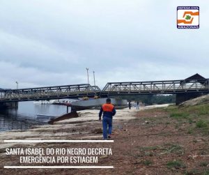 Imagem da notícia - Santa Isabel do Rio Negro decreta “Emergência” por estiagem e Defesa Civil AM prepara a execução do plano de resposta ao desastre