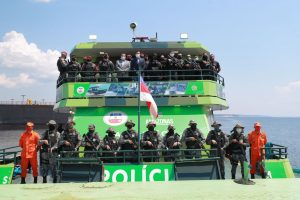 Imagem da notícia - Wilson Lima inaugura Base Arpão para reforçar combate ao narcotráfico no Solimões