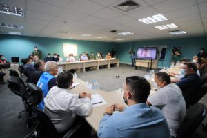 Imagem da notícia - Wilson Lima e Ministro da Saúde tratam do plano de vacinação com prefeitos da região metropolitana de Manaus