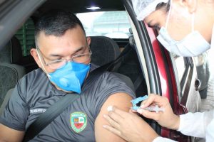 Imagem da notícia - Vacinação contra a Covid-19 na segurança pública chega a 54% da meta em Manaus