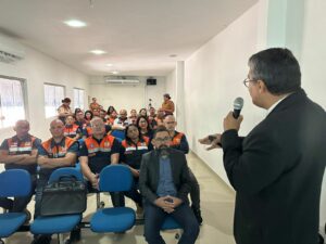 Imagem da notícia - Agentes da Defesa Civil do Amazonas participam de ciclo de palestras em comemoração ao mês da Enfermagem