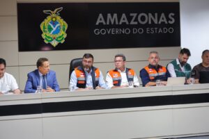 Imagem da notícia - Governador Wilson Lima decreta emergência ambiental e anuncia Operação Estiagem 2023