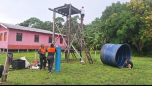 Imagem da notícia - Defesa Civil do Amazonas instala duas unidades do Projeto Água Boa em comunidades ribeirinhas do município de Maraã