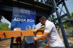 Imagem da notícia - Governador Wilson Lima entrega sistema do projeto Água Boa para famílias da zona rural de Manaus